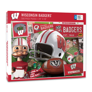 Wisconsin Badgers Retro Series Puzzle