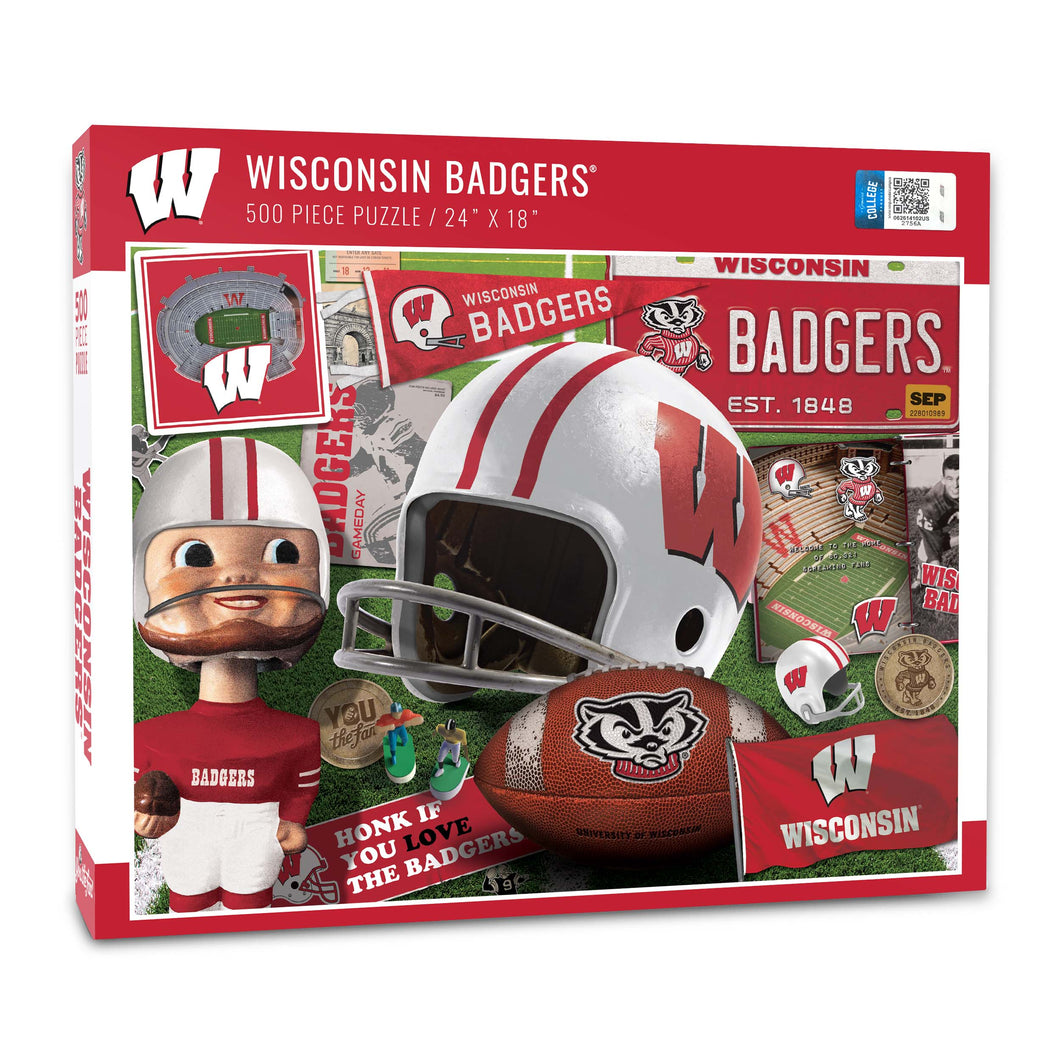 Wisconsin Badgers Retro Series Puzzle