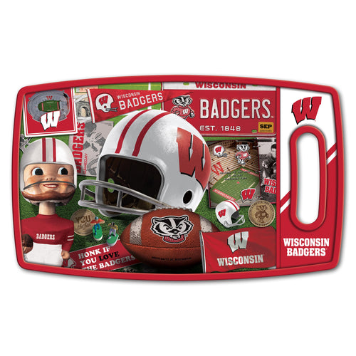 Wisconsin Badgers Retro Series Cutting Board