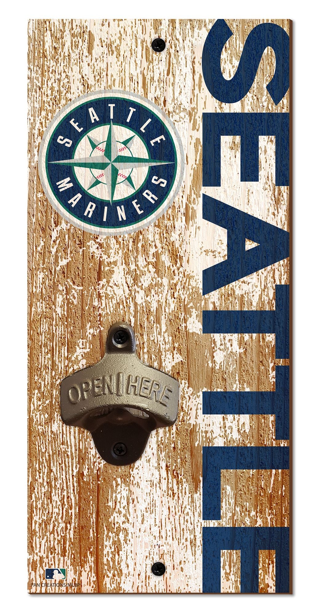 Seattle Mariners Distressed Bottle Opener