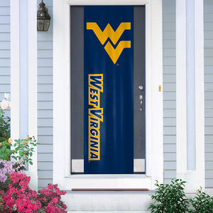 West Virginia Mountaineers Door Banner