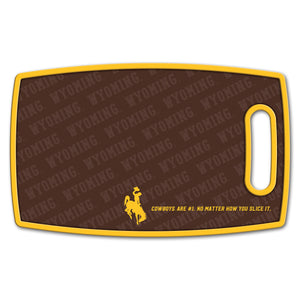 Wyoming Cowboys Logo Series Cutting Board