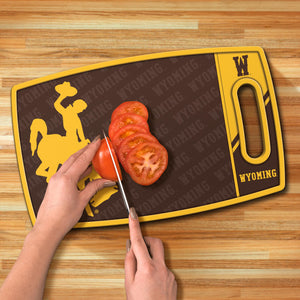 Wyoming Cowboys Logo Series Cutting Board