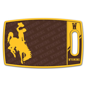 Wyoming Cowboys Logo Series Cutting Board