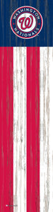 Washington Nationals Flag Door Leaner  6"x24"